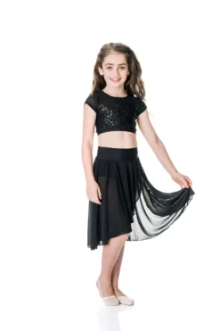 Fashion Studio 7 Attitude Sequin Crop Top