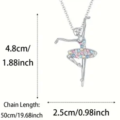Hot Temu Ballerina Necklace
