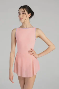 Clearance Bloch SALE | Lyric Mesh Womens Skirt | Peach