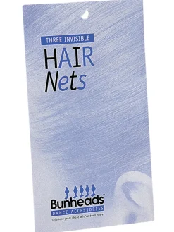 New Capezio Bunheads Invisible Hair Nets (3 Pack)