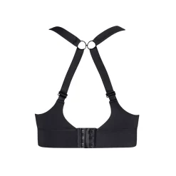 Outlet Energetiks Adjustable Bra Crop Top | Black (Adult)