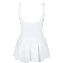 Discount Energetiks Ashley Leotard With Skirt | White | Adult