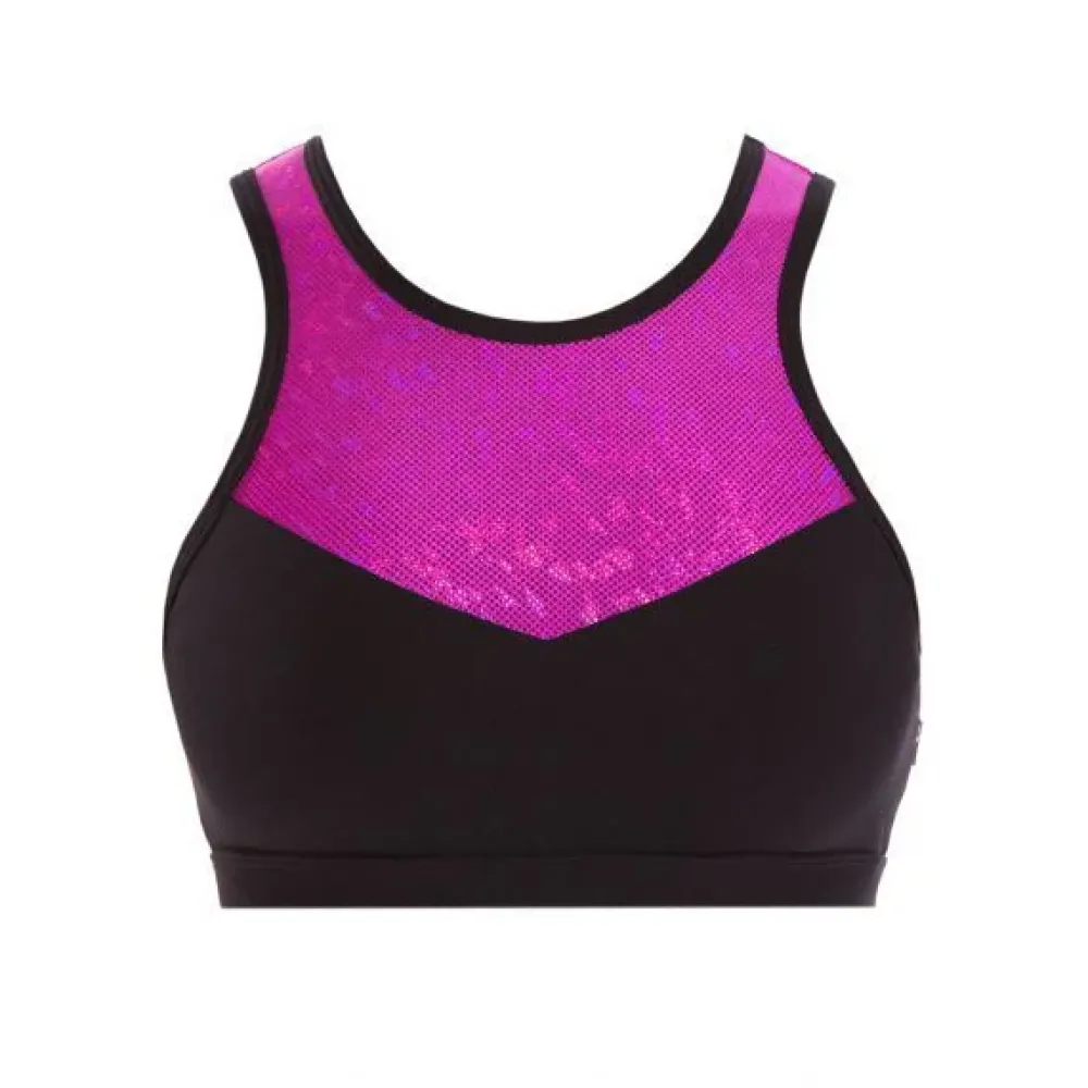 New Energetiks Evelyn Metallic Crop Top | Child