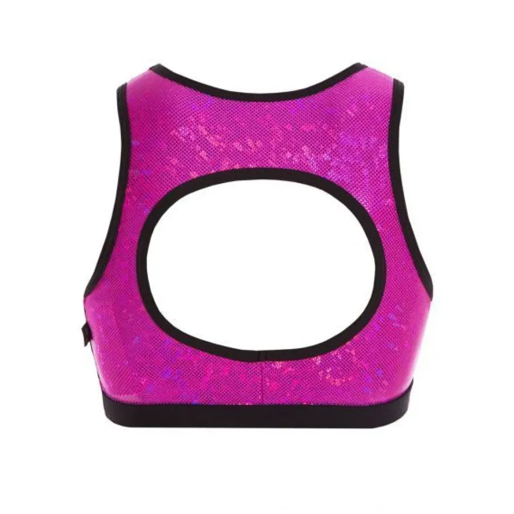 New Energetiks Evelyn Metallic Crop Top | Child