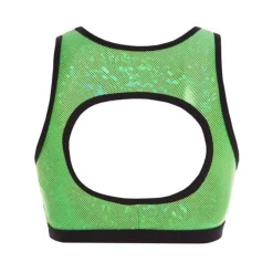 New Energetiks Evelyn Metallic Crop Top | Child