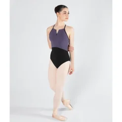 Clearance Energetiks Isabelle Zip Leotard | Grape (Adult)