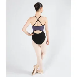 Clearance Energetiks Isabelle Zip Leotard | Grape (Adult)