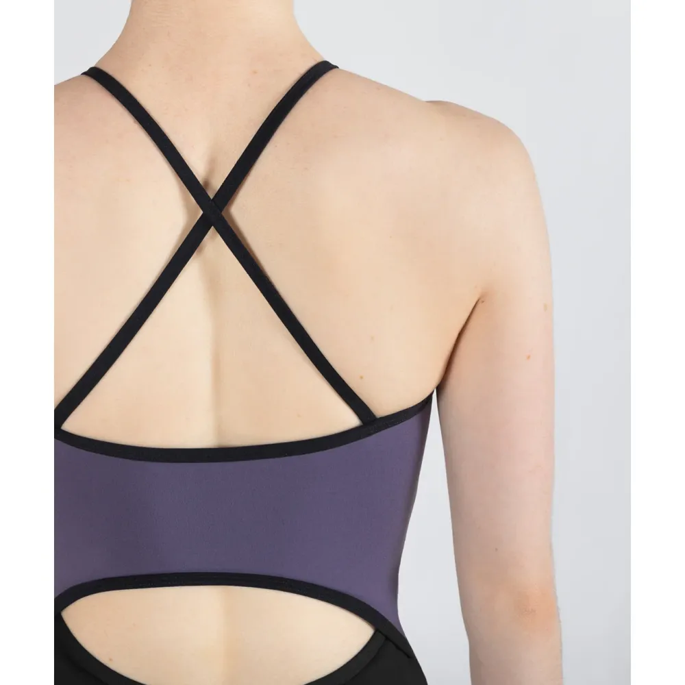 Clearance Energetiks Isabelle Zip Leotard | Grape (Adult)