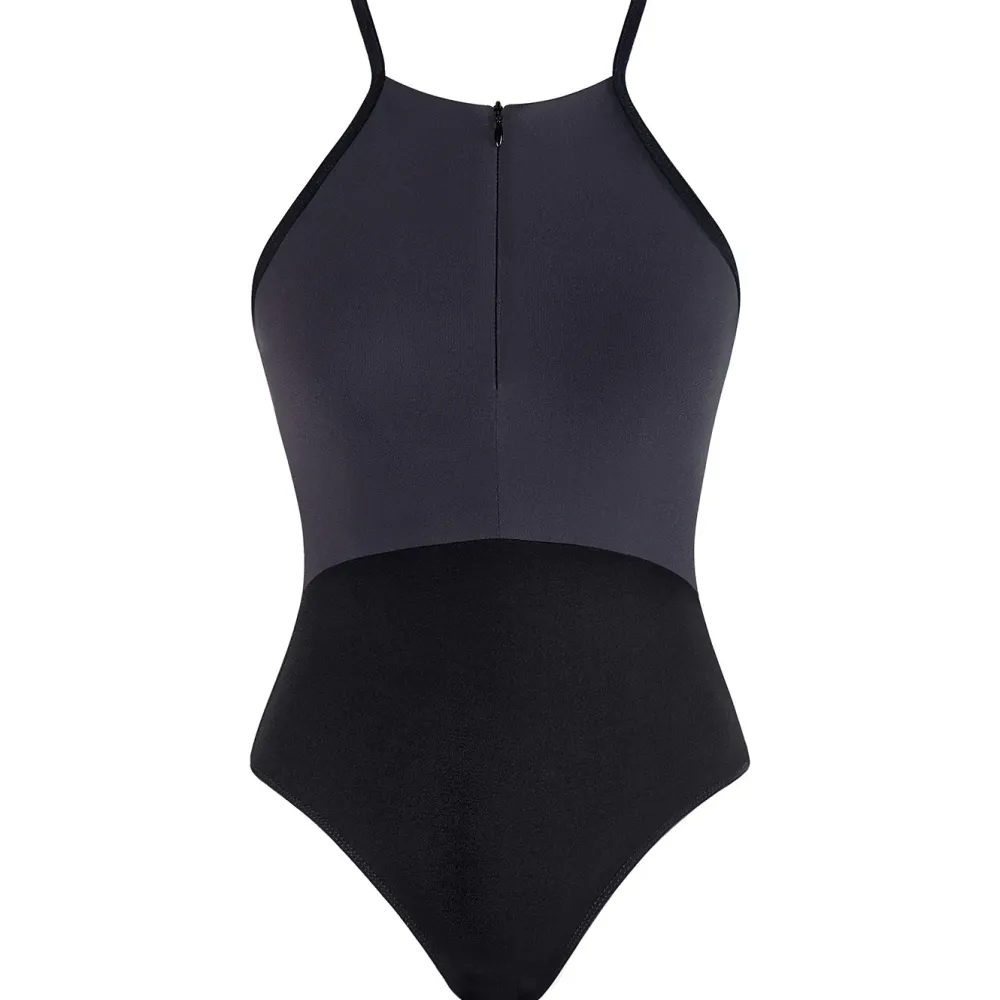 Online Energetiks Isabelle Zip Leotard | Black Amethyst (Adult)