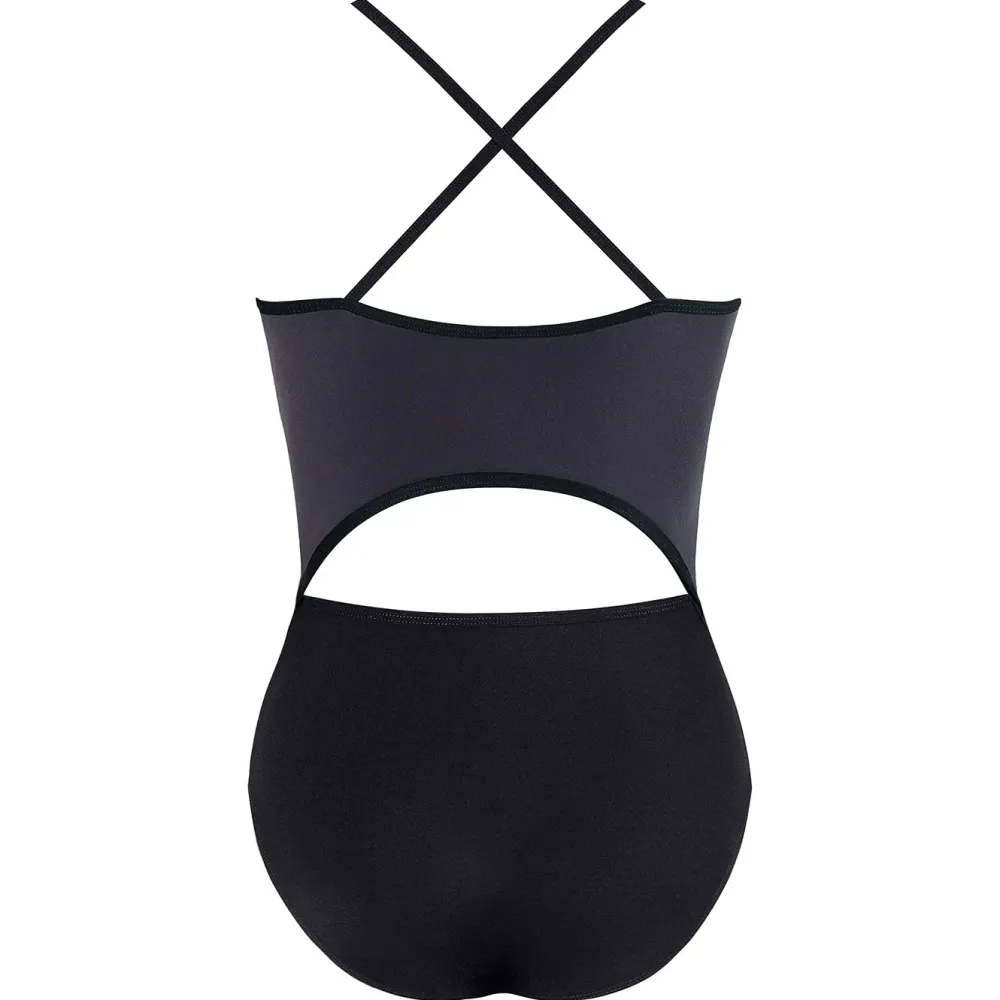 Online Energetiks Isabelle Zip Leotard | Black Amethyst (Adult)