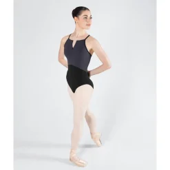Online Energetiks Isabelle Zip Leotard | Black Amethyst (Adult)