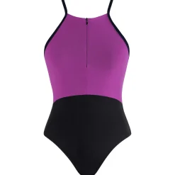 Outlet Energetiks Isabelle Zip Leotard | Berry (Adult)