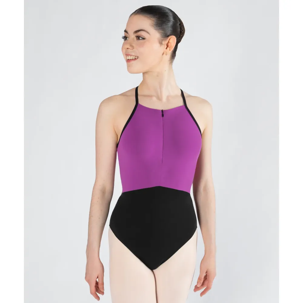 Outlet Energetiks Isabelle Zip Leotard | Berry (Adult)