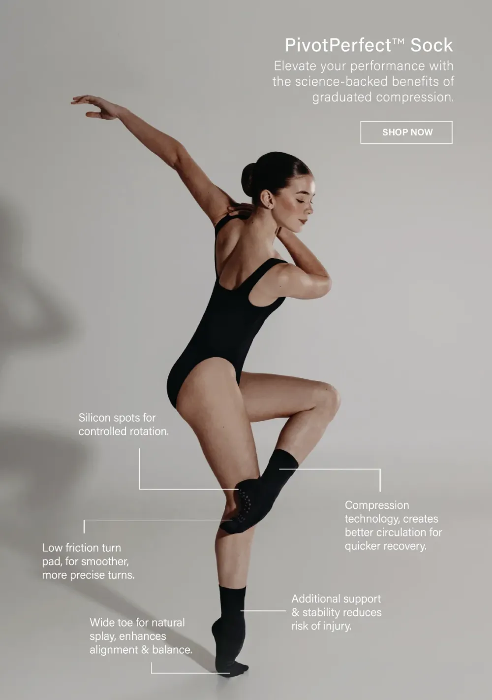 Sale Energetiks PivotPerfect™ Dance Sock