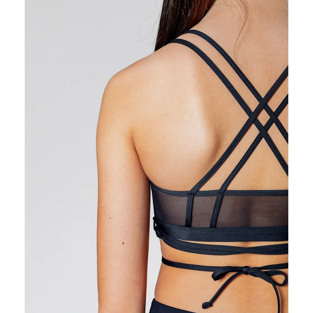Best Energetiks Roxy Mesh Crop | Black