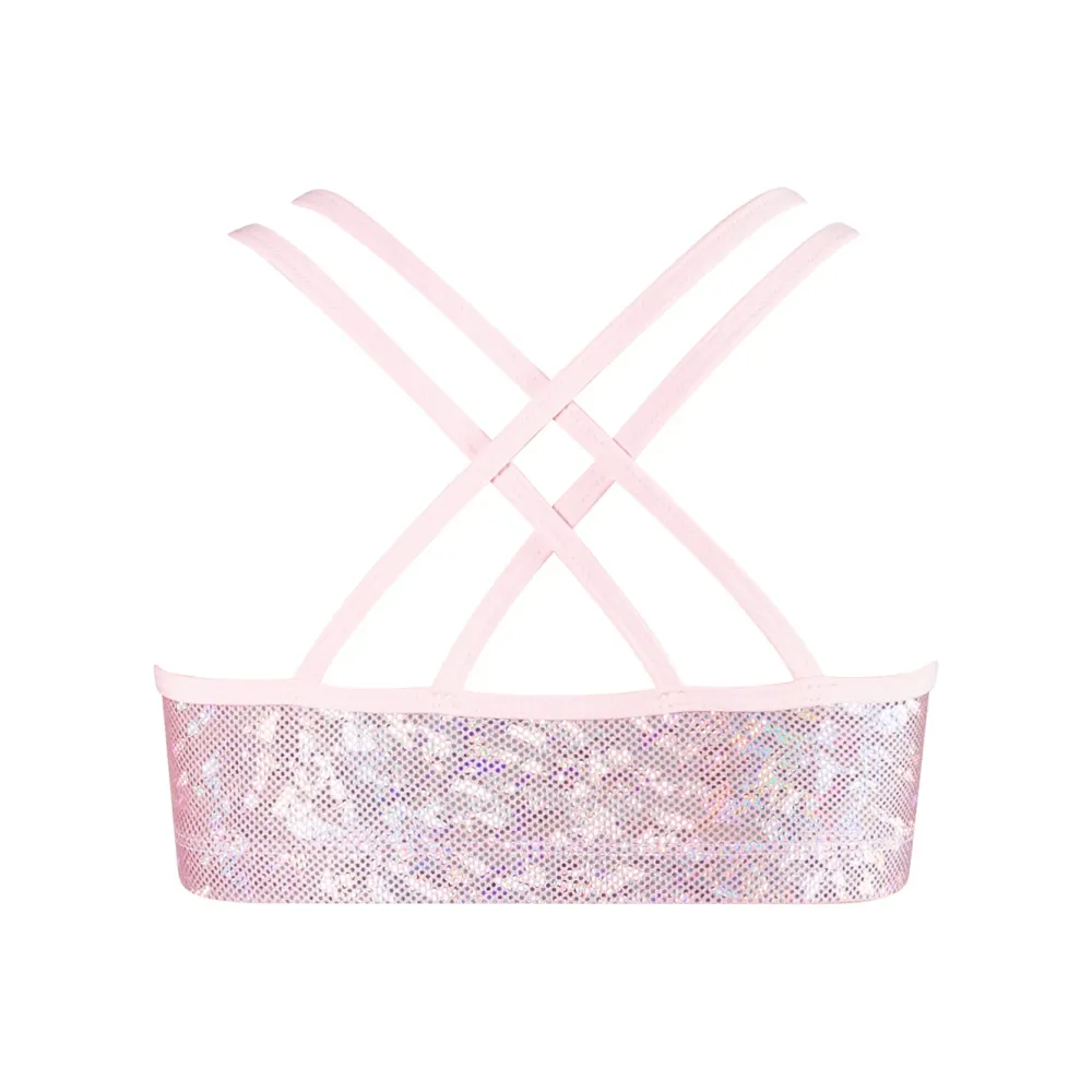 Best Energetiks Roxy Metallic Crop Top | Child