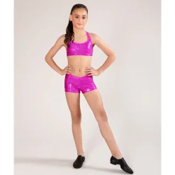 Best Energetiks Roxy Metallic Crop Top | Child