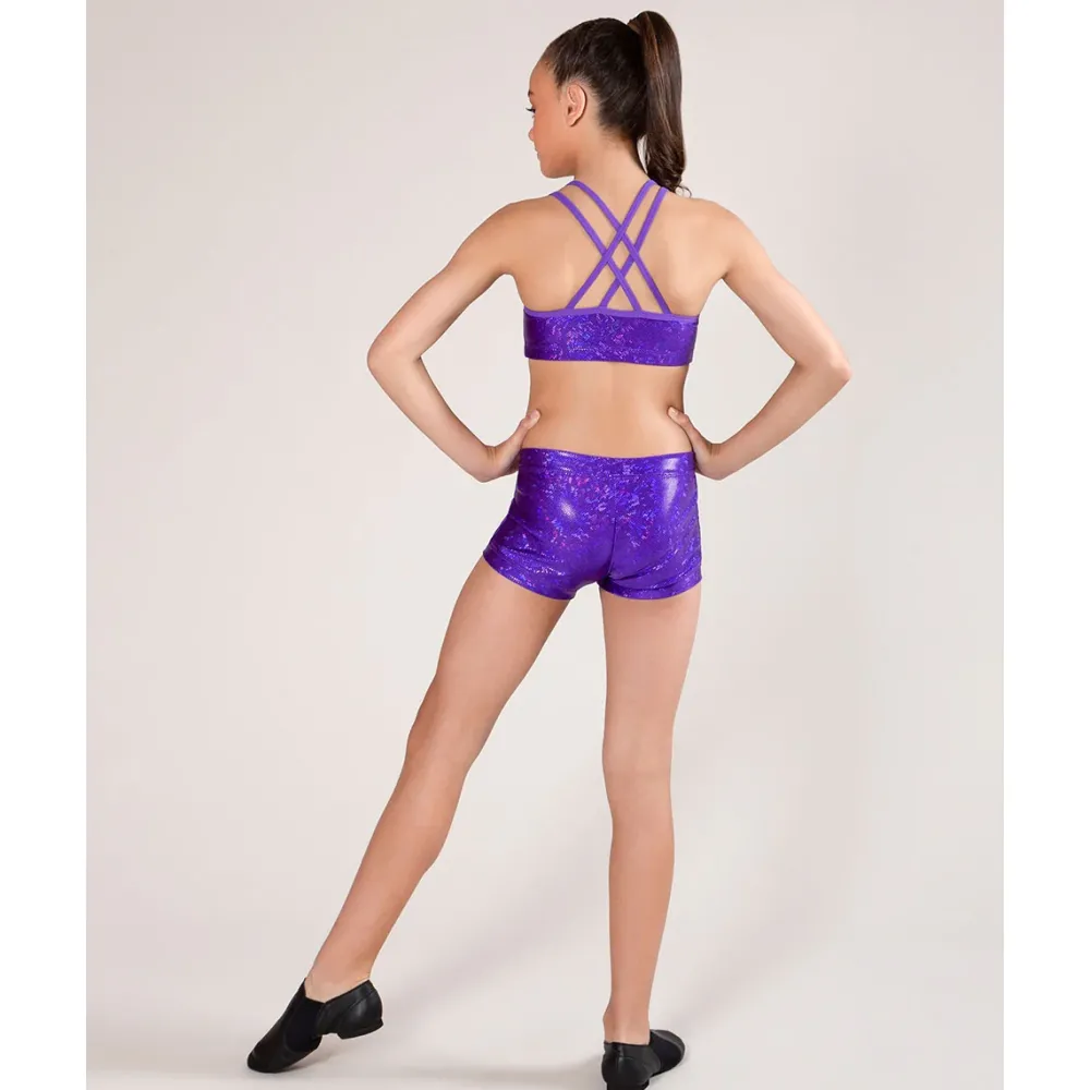 Best Energetiks Roxy Metallic Crop Top | Child