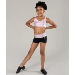 Best Energetiks Roxy Metallic Crop Top | Child