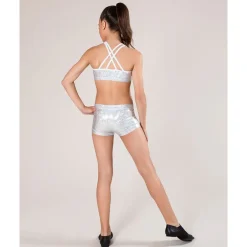 Best Energetiks Roxy Metallic Crop Top | Child