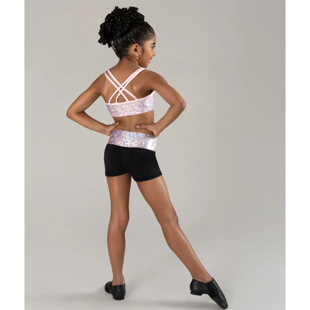 Best Energetiks Roxy Metallic Crop Top | Child