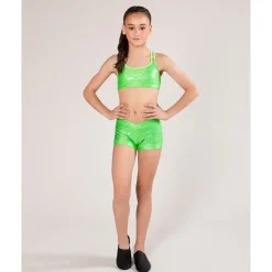 Best Energetiks Roxy Metallic Crop Top | Child