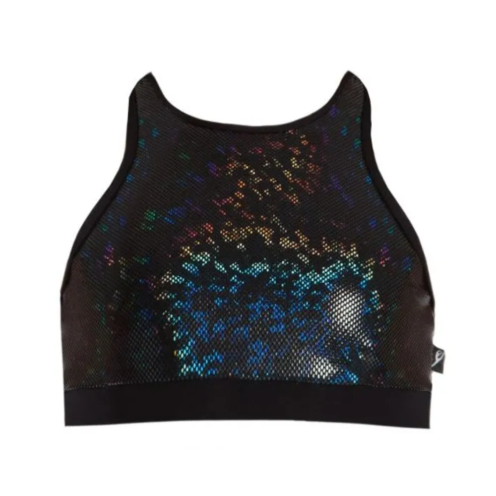 Clearance Energetiks Tilly Metallic Crop Top | Child