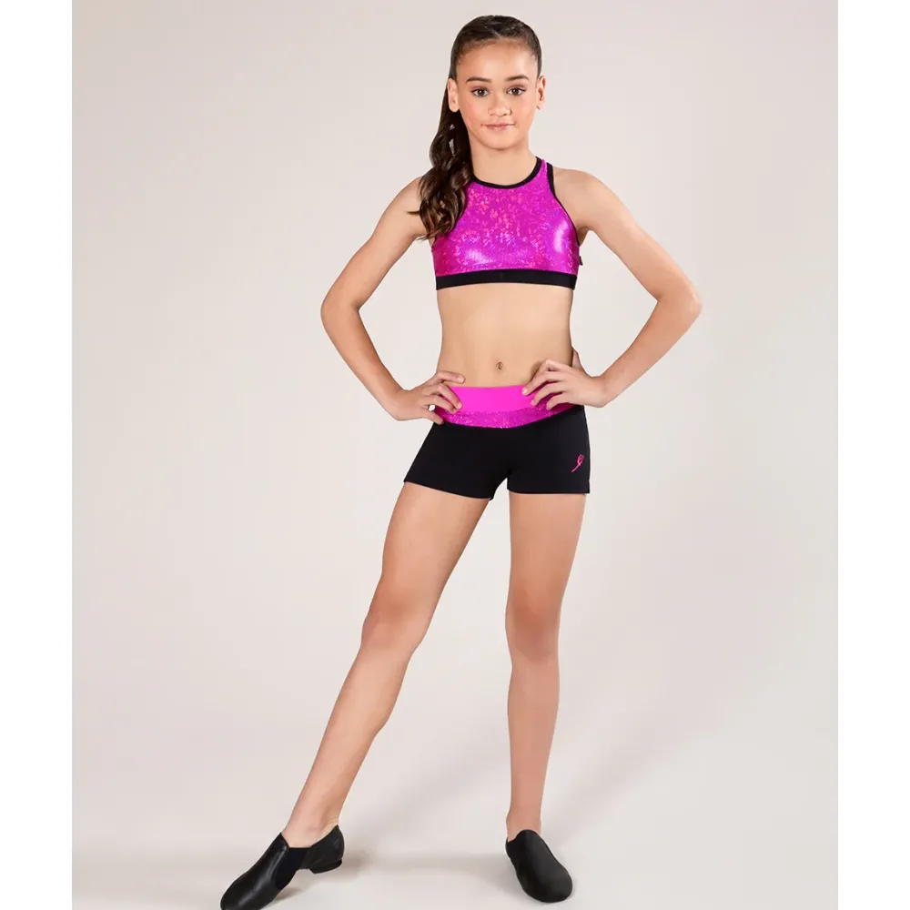 Clearance Energetiks Tilly Metallic Crop Top | Child