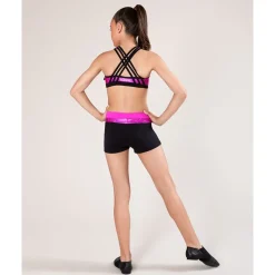Clearance Energetiks Tilly Metallic Crop Top | Child