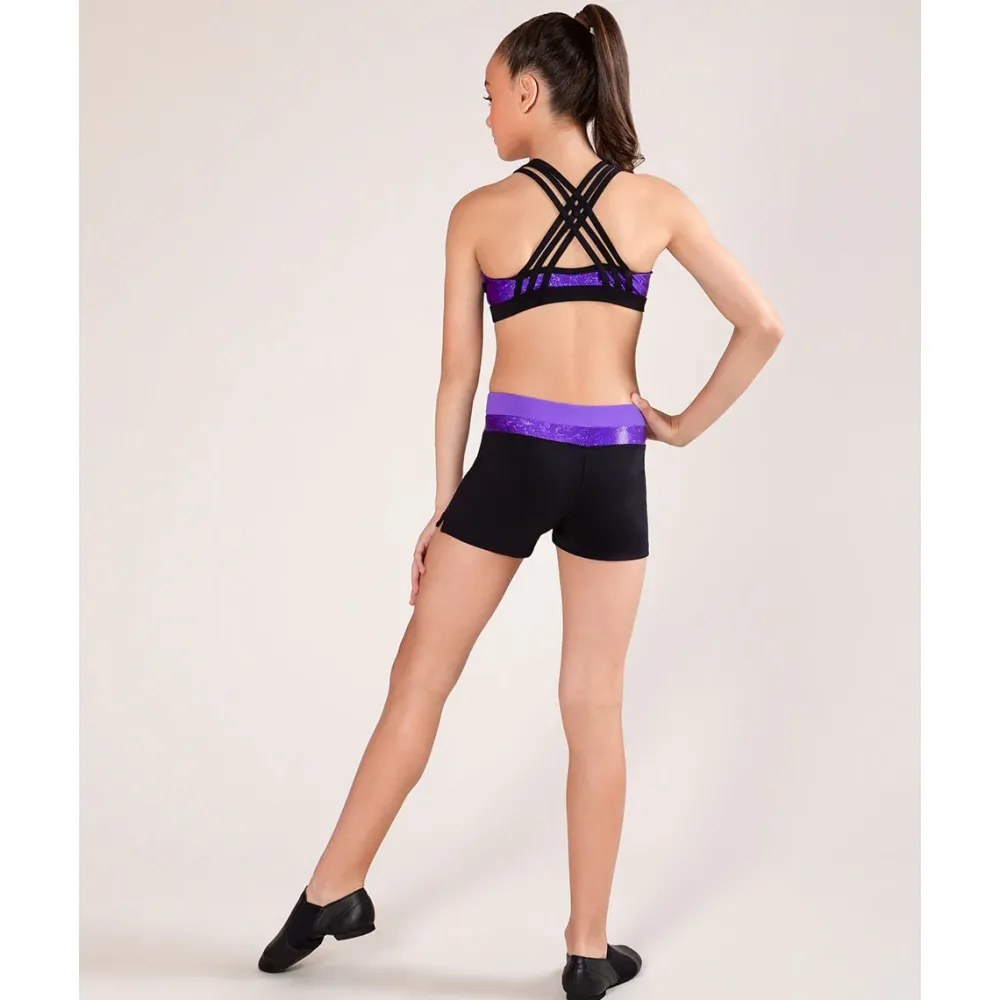 Clearance Energetiks Tilly Metallic Crop Top | Child
