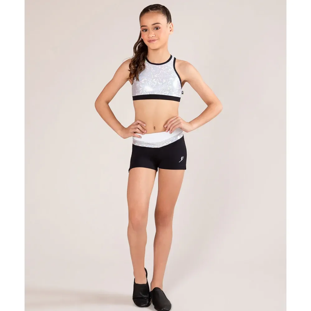 Clearance Energetiks Tilly Metallic Crop Top | Child