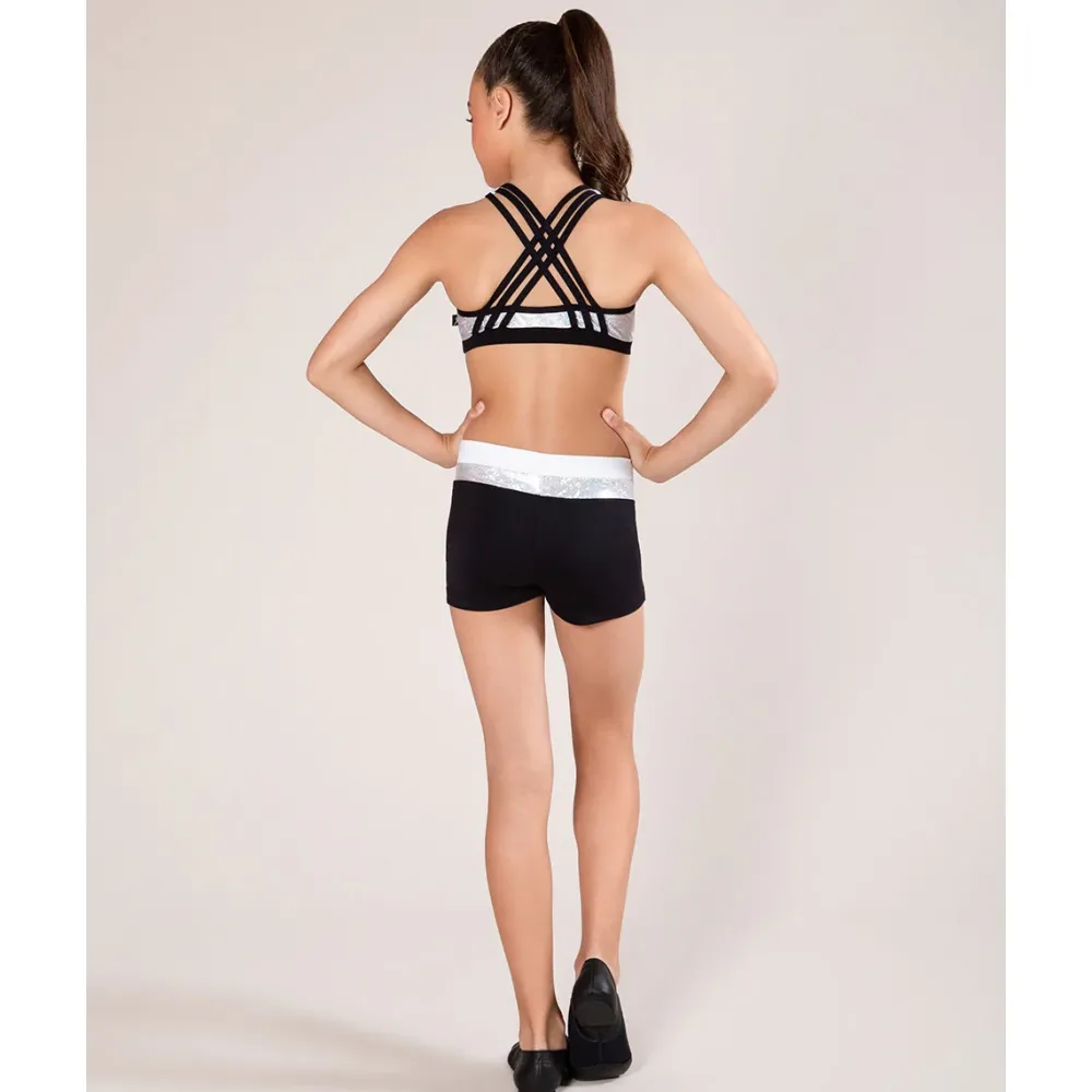Clearance Energetiks Tilly Metallic Crop Top | Child