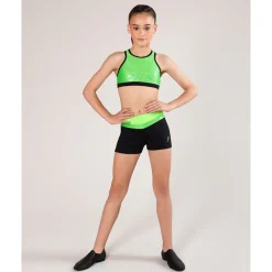 Clearance Energetiks Tilly Metallic Crop Top | Child