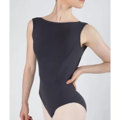 Discount Energetiks Veronica Low Back Leotard | Black Amethyst (Adult)