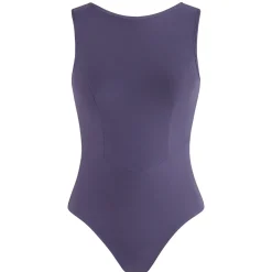 Sale Energetiks Veronica Low Back Leotard | Grape