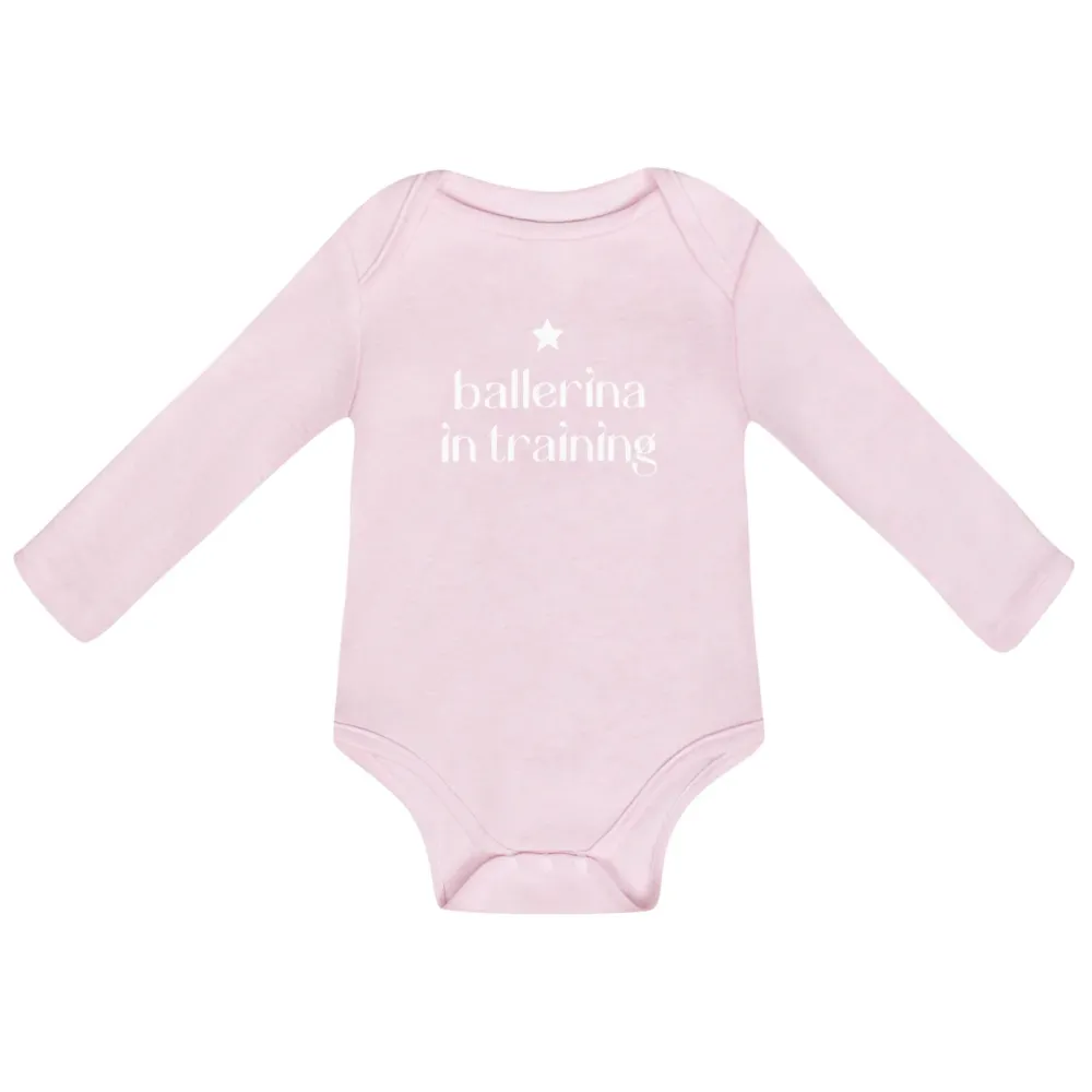 Clearance Dancewear Nation Long Sleeve Baby Romper | Ballerina