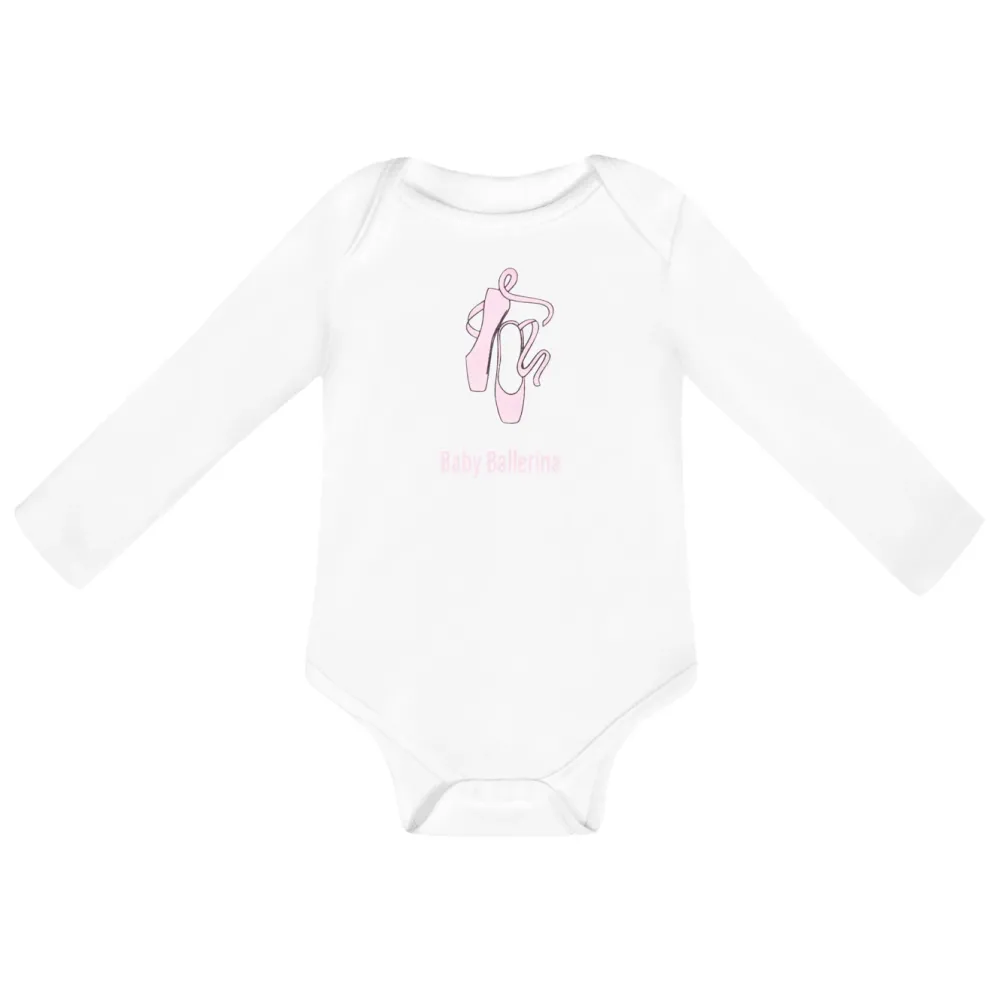 Clearance Dancewear Nation Long Sleeve Baby Romper | Ballerina