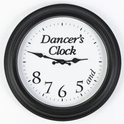 New Mad Ally Ballerina Clock - Black