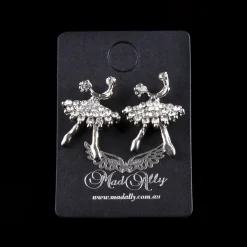 Best Mad Ally Diamante Ballerina Earrings