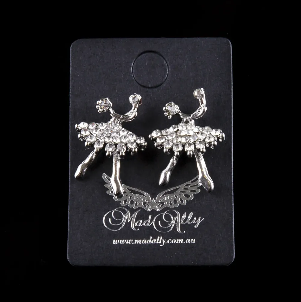 Best Mad Ally Diamante Ballerina Earrings