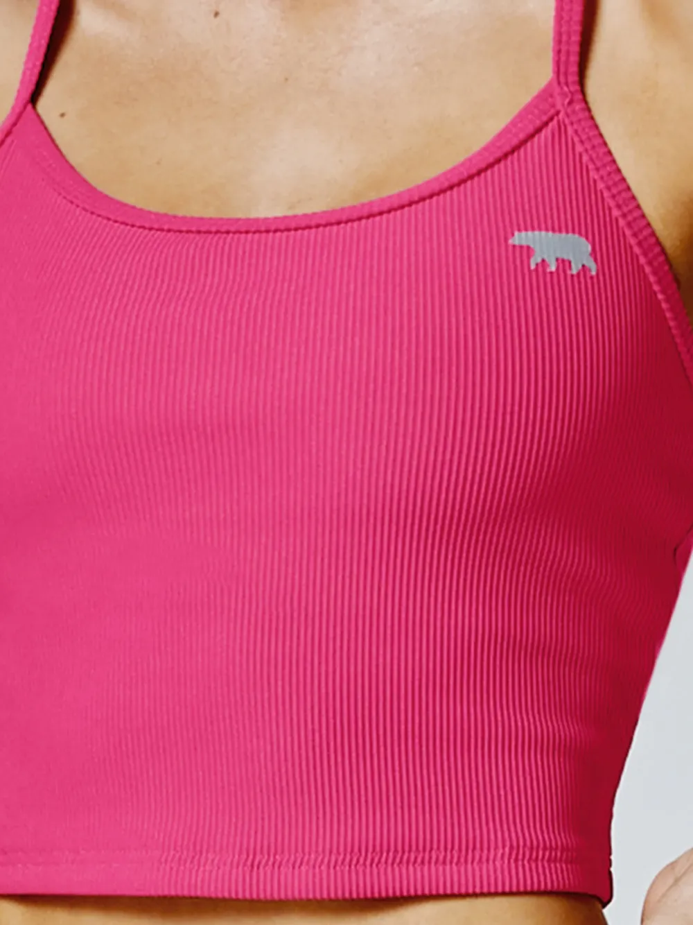 Fashion Running Bare SALE | Dharma Rib Sports Bra - Rosa