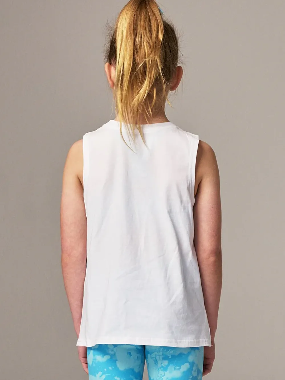 Best Running Bare SALE | Easy Rider Muscle Tank | White (Child)