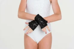 Clearance Studio 7 Sequin Fingerless Gloves