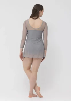 Fashion Studio 7 Amber Mesh Dress | Steel