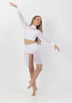 New Studio 7 Annabelle Crop Top | White