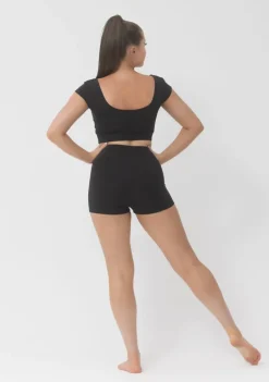 Clearance Studio 7 Bobby Crop Top | Black