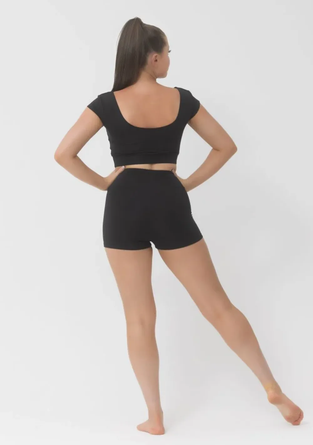 Clearance Studio 7 Bobby Crop Top | Black