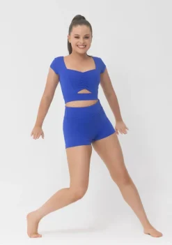 Hot Studio 7 Bobby Crop Top | Cobalt