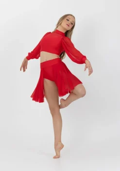 Clearance Studio 7 Eloise Skirt | Red