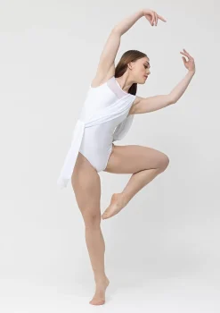 Hot Studio 7 Ivy Lyrical Leotard | White